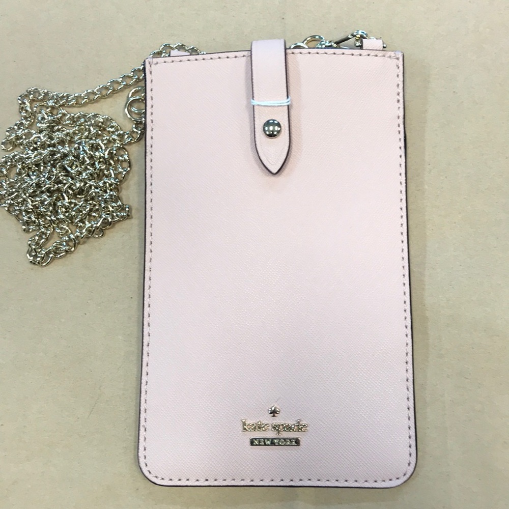 Kate Spade crossbody wallet pink